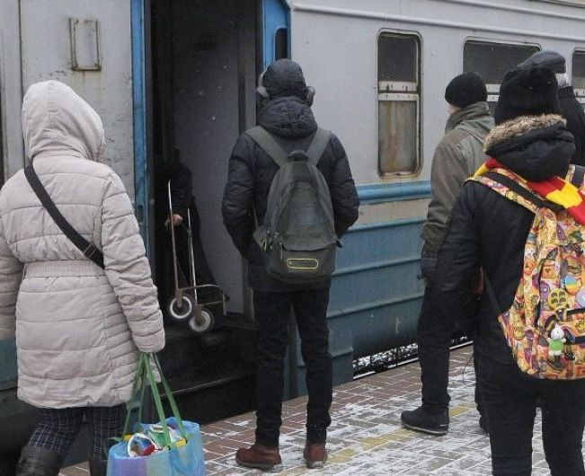 Посадка на электричку