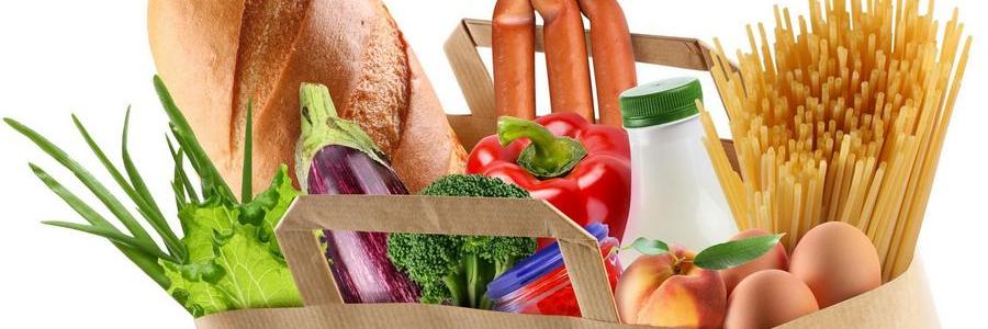 Свежие продукты из супермакета